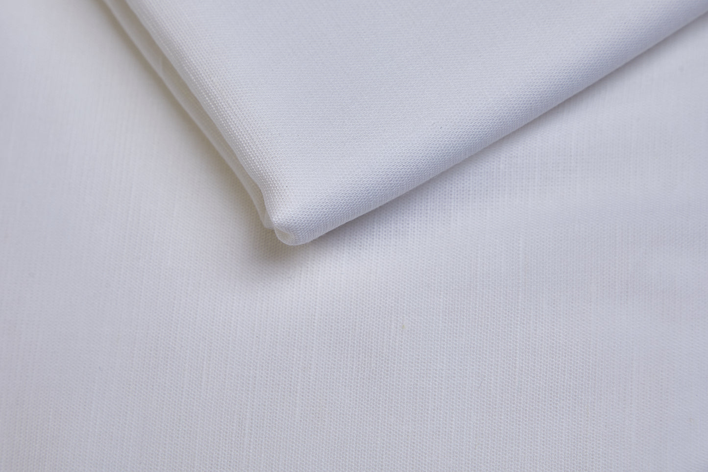 Linen Cotton Blend ,Bleach White, Plain, White, Solid, Men And Women, Unstitched Shirting Or Top Fabric