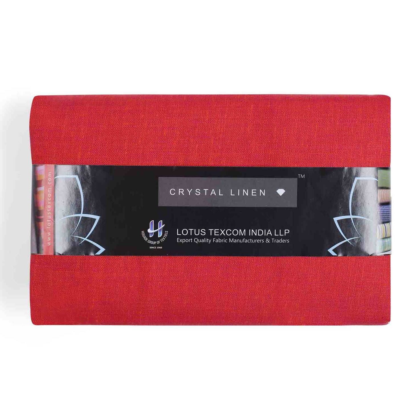 100% Linen, Yarn Dyed, Plain,Rich Orange, Men And Women, Unstitched Shirting Or Top Fabric