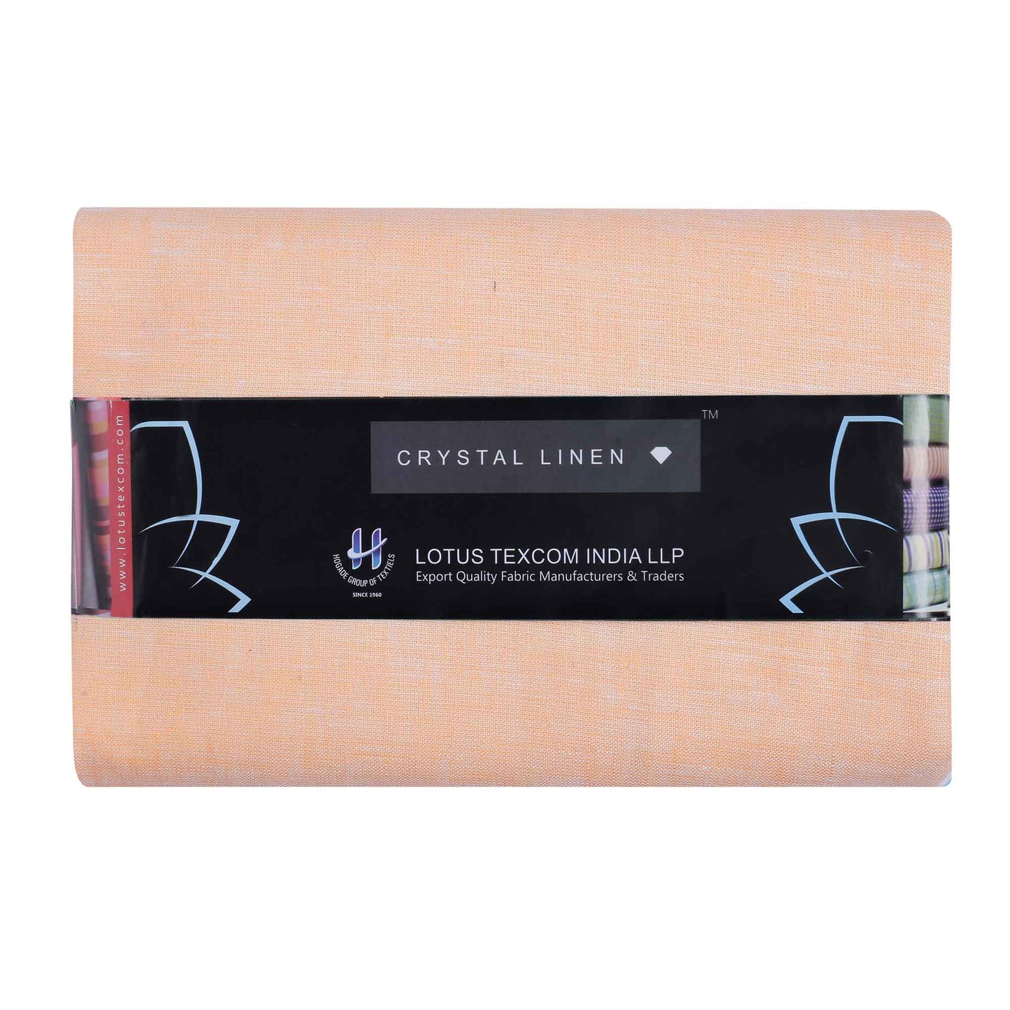 100% Linen, Yarn Dyed, Plain,Baby Orange, Men And Women, Unstitched Shirting Or Top Fabric