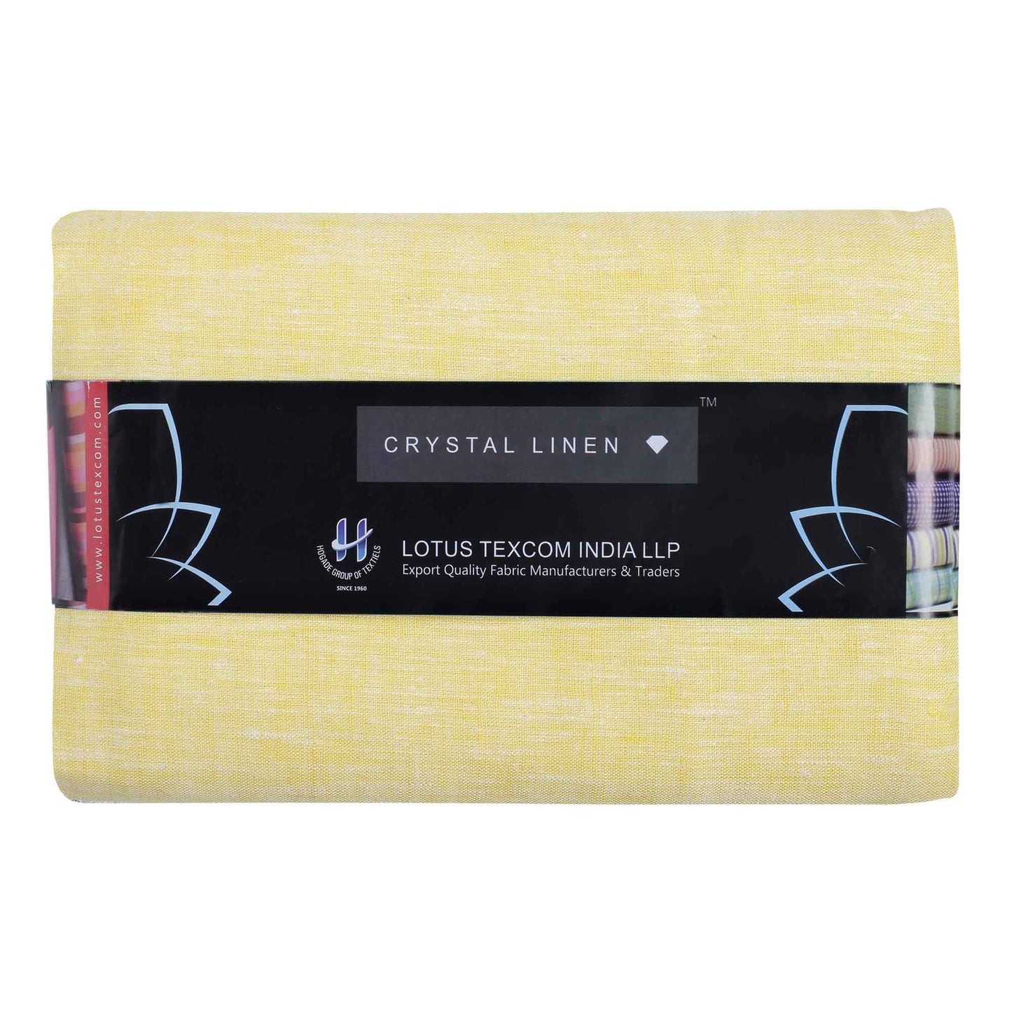 100% Linen, Yarn Dyed, Plain,Yellow Light, Men And Women, Unstitched Shirting Or Top Fabric