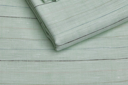 100% Linen, Yarn Dyed, Plain,Pista And Blue And Black And pink Men And Women, Unstitched Shirting Or Top Fabric