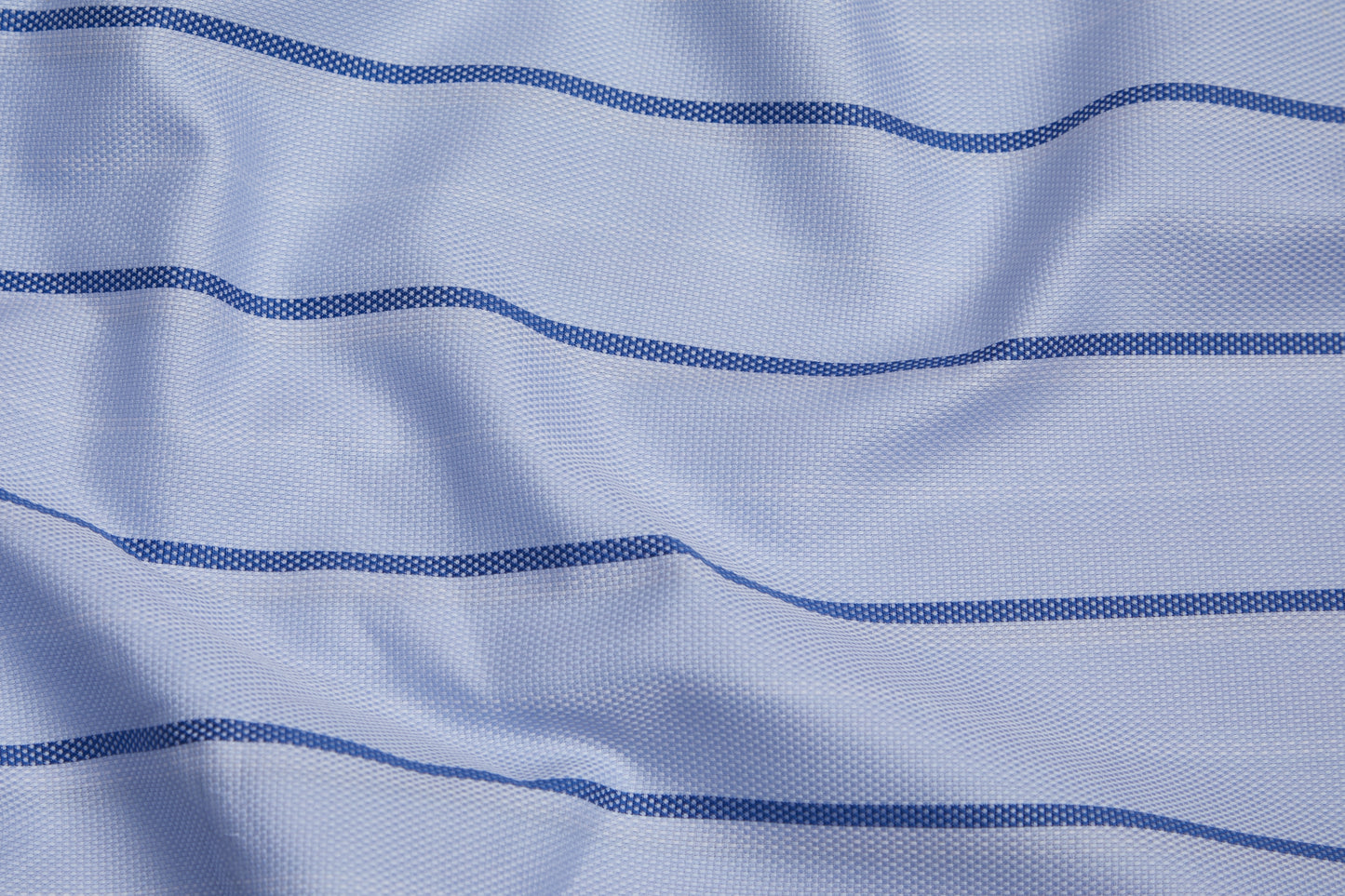 100% Giza Cotton, Yarn Dyed stripes, Dobby,Sky Blue,Men And Women, Unstitched Shirting Or Top Fabric