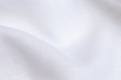 100% Linen, Bleach White, Plain, White,Solid, Men And Women, Unstitched Shirting Or Top Fabric