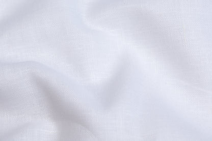 100% Linen, Bleach White, Plain, White,Solid, Men And Women, Unstitched Shirting Or Top Fabric
