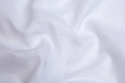 100% Linen 80 Lea ,Bleach White, Plain, White, Solid, Men And Women, Unstitched Shirting Or Top Fabric