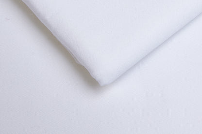 100% Giza Cotton ,Bleach White, Plain, White, Solid, Men And Women, Unstitched Shirting Or Top Fabric