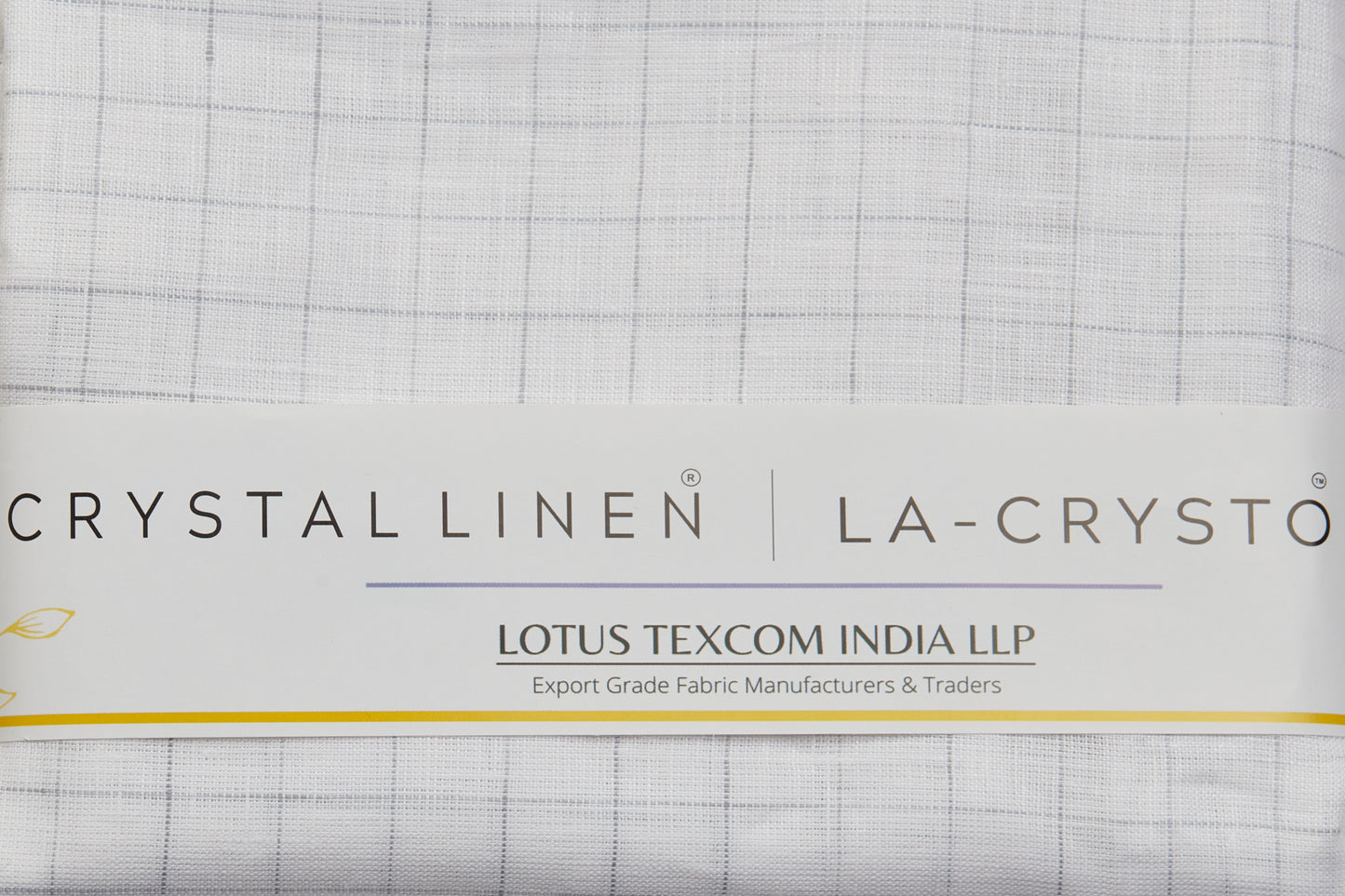 100% Linen, Yarn Dyed, Plain,White And Light Grey Men And Women, Unstitched Shirting Or Top Fabric