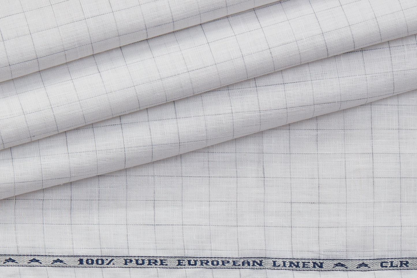 100% Linen, Yarn Dyed, Plain,White And Light Grey Men And Women, Unstitched Shirting Or Top Fabric