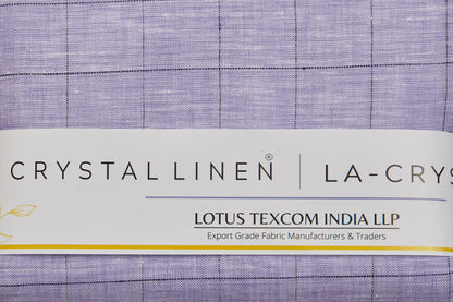 100% Linen, Yarn Dyed, Plain,Jamun And Black Men And Women, Unstitched Shirting Or Top Fabric