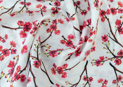 Linen Cotton Blend,Digital Print,Plain,White Red Black Floral, Men And Women, Unstitched Shirting Or Top Fabric