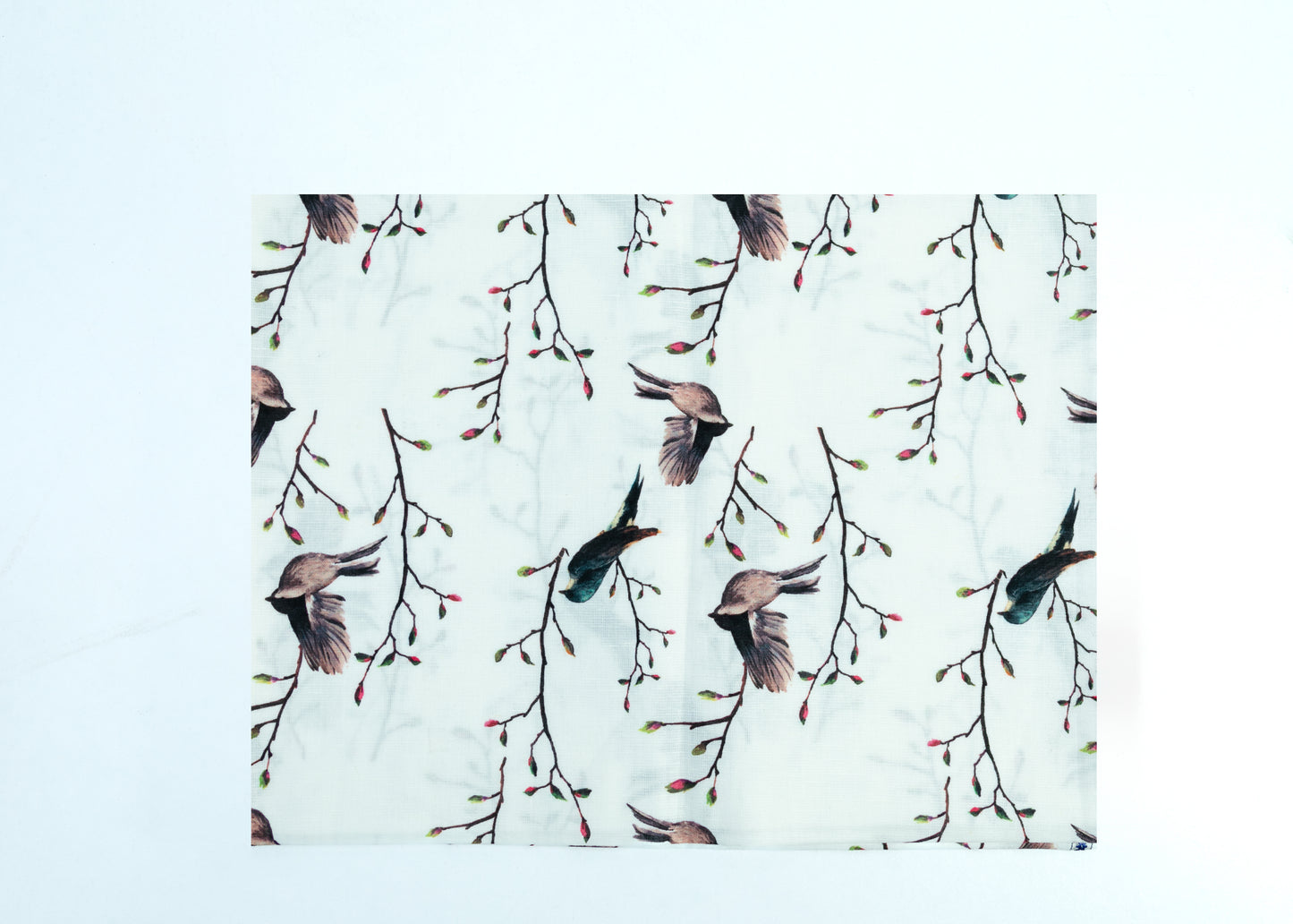 Linen Cotton Blend,Digital Print,Plain,White And Multi Colour Floral, Men And Women, Unstitched Shirting Or Top Fabric