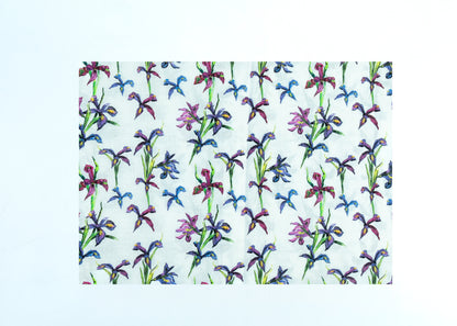 Linen Cotton Blend,Digital Print,Plain,White And Pink And Yellow And Black And Blue FloralMen And Women, Unstitched Shirting Or Top Fabric