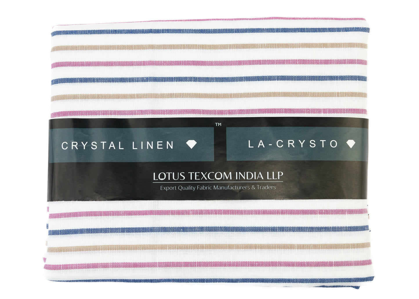 Linen Cotton Blend, Yarn Dyed, Plain,Light Brown And Blue And Red And White R812, Men And Women, Unstitched Shirting Or Top Fabric