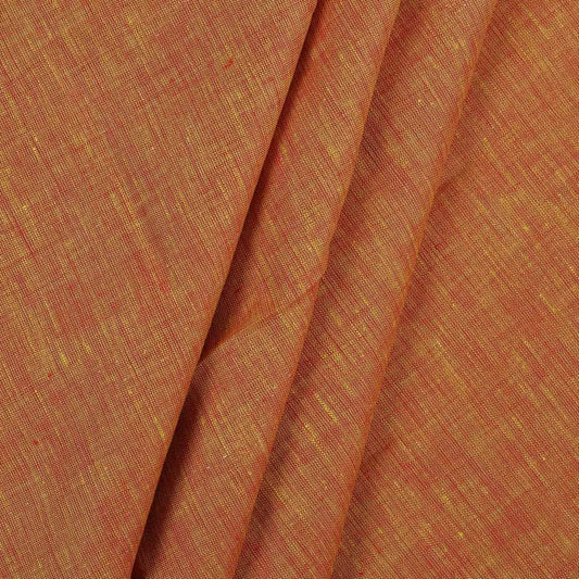 100% Linen, Yarn Dyed, Plain,Orange And Yellow, Men And Women, Unstitched Shirting Or Top Fabric