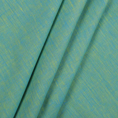 100% Linen, Yarn Dyed, Plain,Pitch Green And Yellow, Men And Women, Unstitched Shirting Or Top Fabric