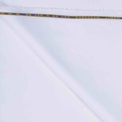 100% Linen,Bleach White,Plain,White Linen, Men And Women, Unstitched Shirting Or Top Fabric