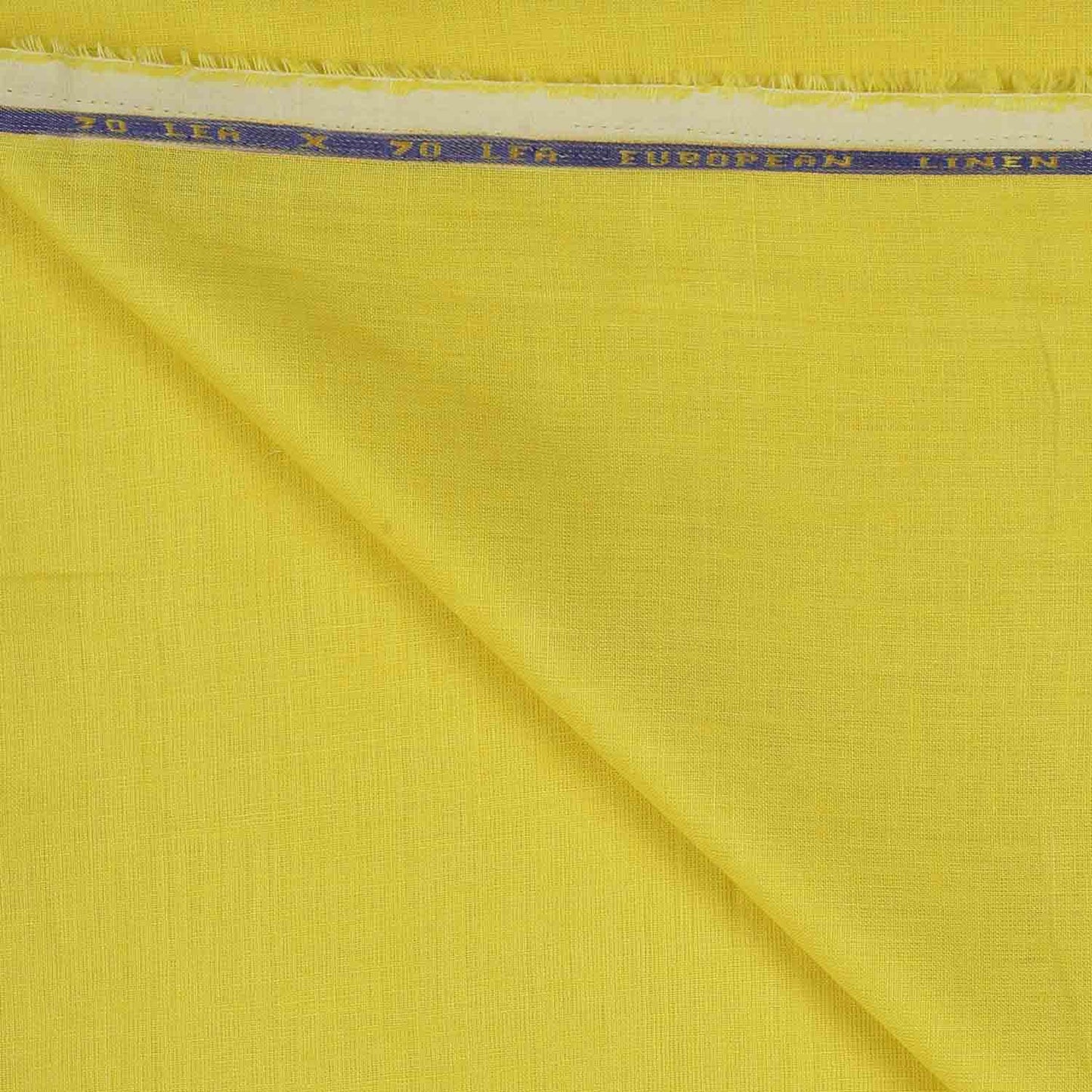 100% Linen,Piece Dyed,Plain,Yellow, Men And Women, Unstitched Shirting Or Top Fabric