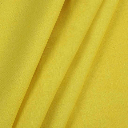 100% Linen,Piece Dyed,Plain,Yellow, Men And Women, Unstitched Shirting Or Top Fabric