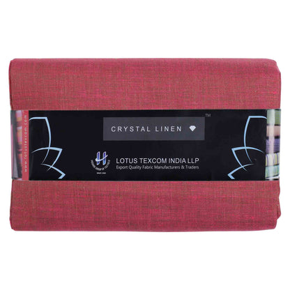 Light Maroon & Black  Linen