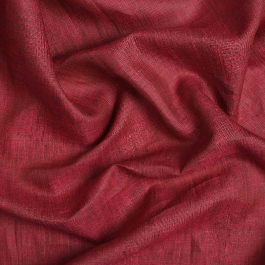 Light Maroon & Black  Linen
