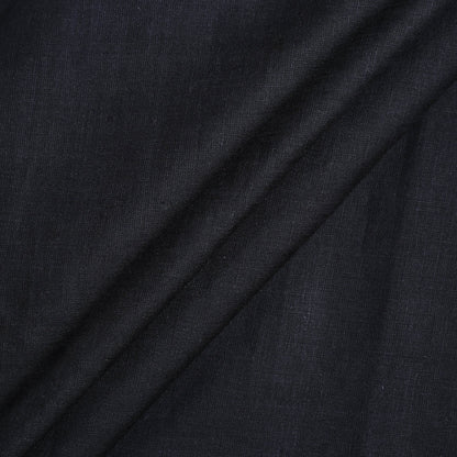 100% Linen,Piece Dyed,Plain,Black, Men And Women, Unstitched Shirting Or Top Fabric