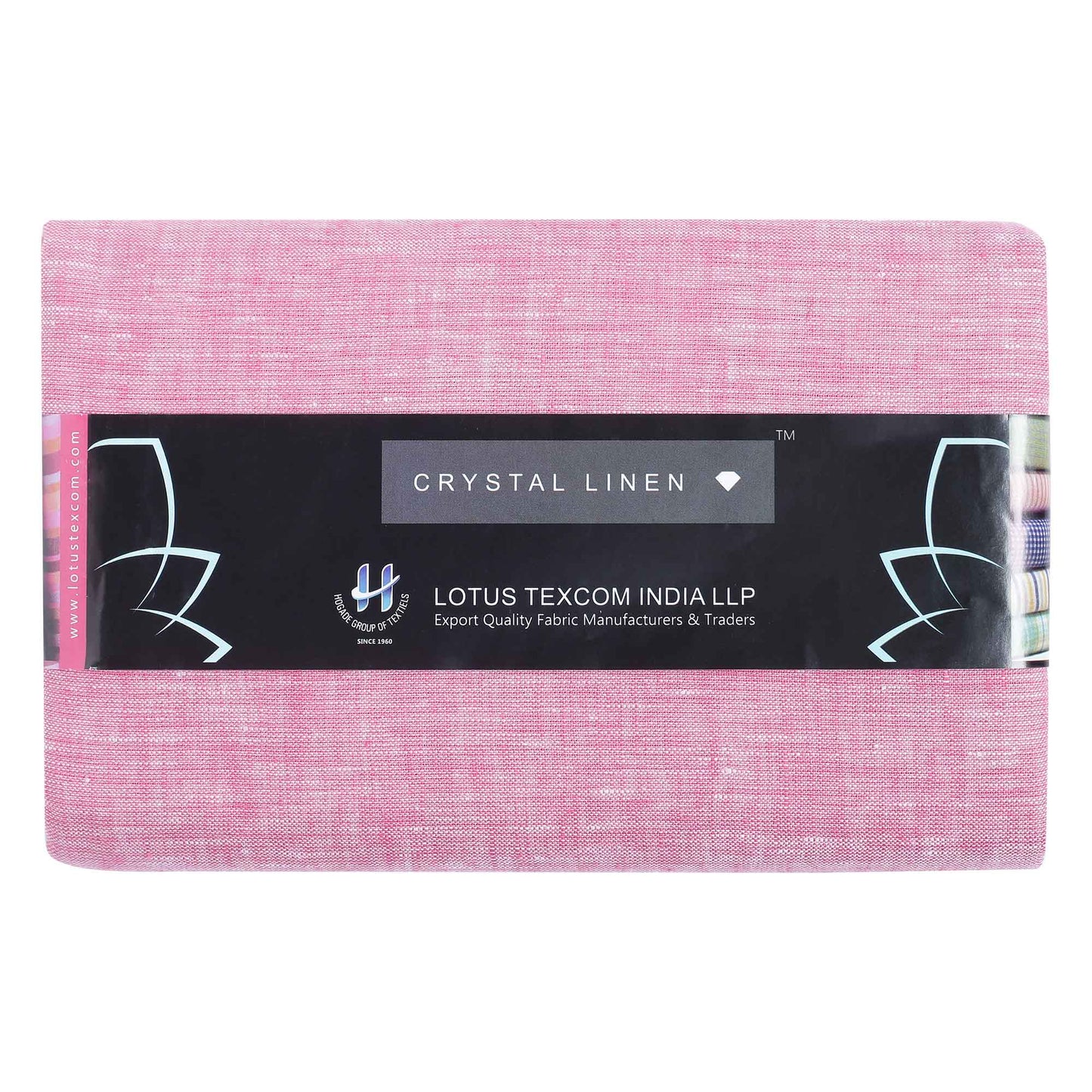 100% Linen, Yarn Dyed, Plain,Baby Pink, Men And Women, Unstitched Shirting Or Top Fabric