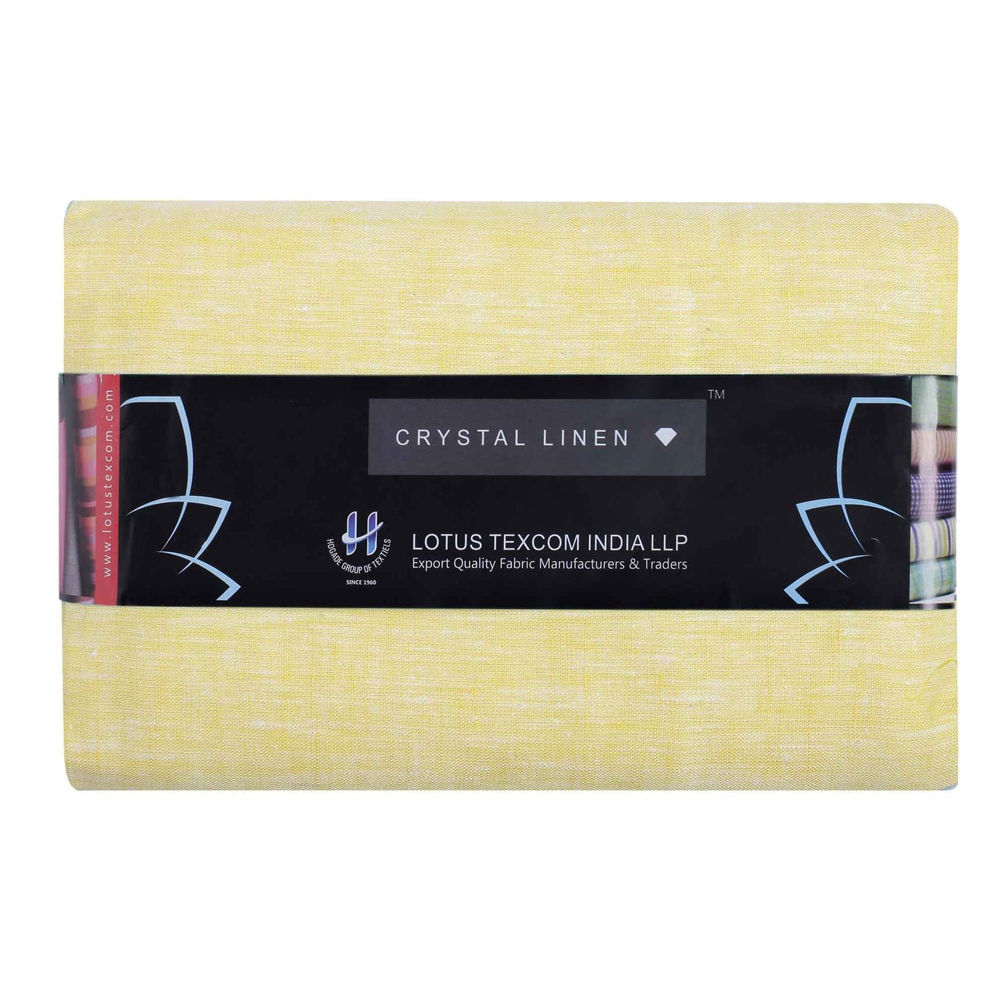 100% Linen, Yarn Dyed, Plain,Light Yellow Linen, Men And Women, Unstitched Shirting Or Top Fabric