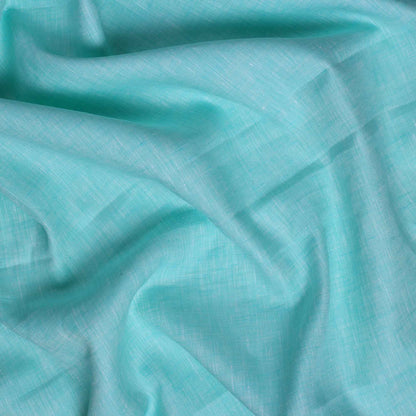 100% Linen, Yarn Dyed, Plain,Light Sky Blue, Men And Women, Unstitched Shirting Or Top Fabric