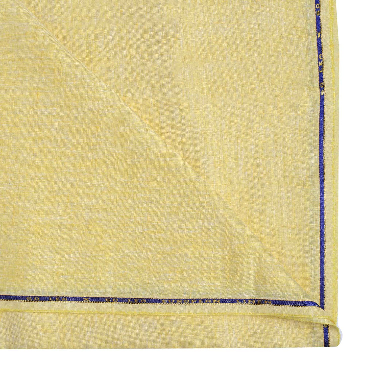 100% Linen, Yarn Dyed, Plain,Yellow Light, Men And Women, Unstitched Shirting Or Top Fabric
